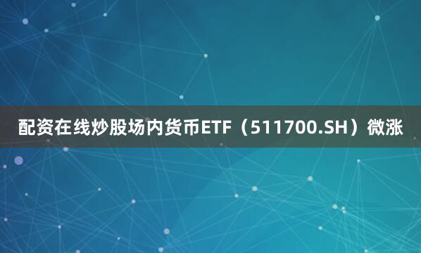 配资在线炒股场内货币ETF（511700.SH）微涨