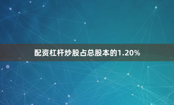 配资杠杆炒股占总股本的1.20%