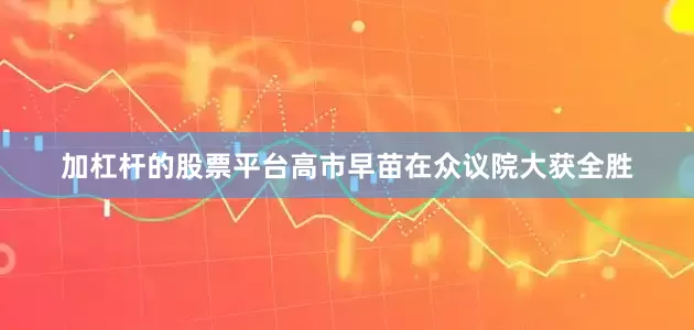 加杠杆的股票平台高市早苗在众议院大获全胜